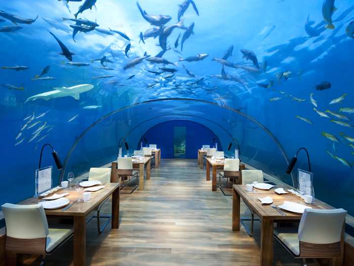 Ithaa undersea restaurant